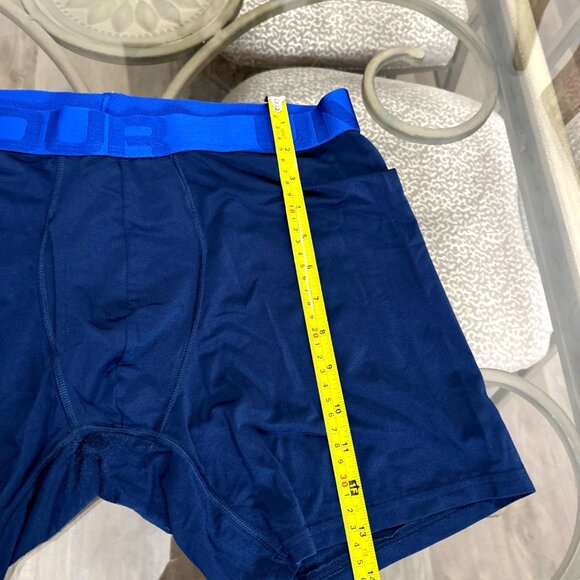 Under Armour Mens XL Boxerjock Boxer Briefs Soft & Stretchy Blue & Navy Performa - Picture 5 of 6